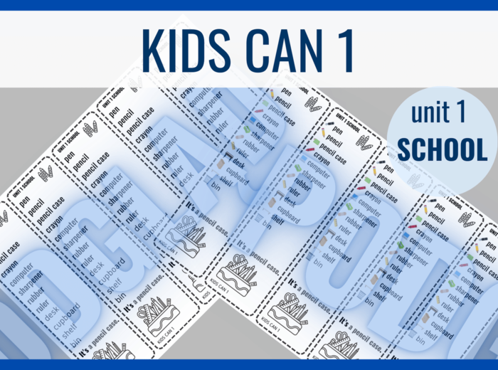 Kids Can 1 unit 1 – zakładki do ksiazki