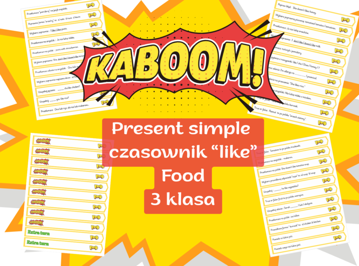 Gra Kaboom - food kids can 3