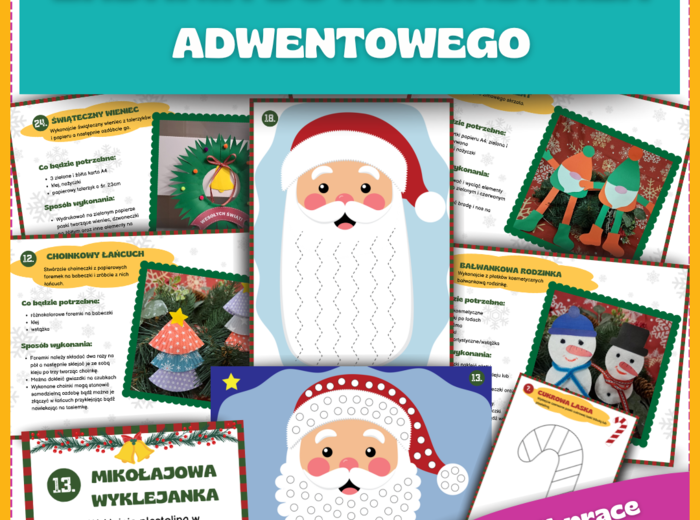 ADWENTOWE prace plastyczne_24 zadania