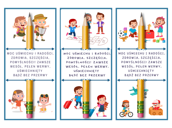 Zakładki z życzeniami - Dzień Dziecka - życzenia i cytaty motywacyjne
