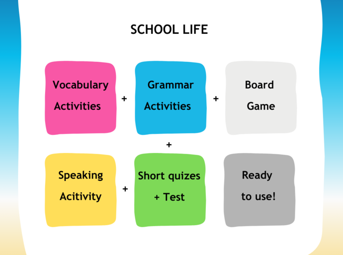 Together 6 Unit 1 zestaw: Vocabulary Acitvities + Grammar Activities + Speaking Activity + Board Game + Test i Kartkówki