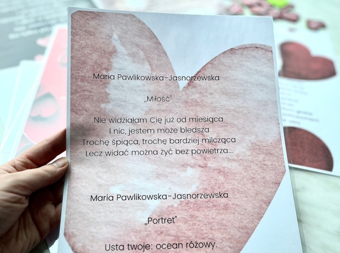 Walentynki - zestaw wierszy - środki stylistyczne - serduszka do zaznaczania