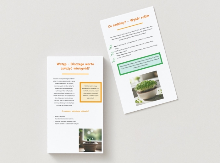 Własny mini-ogród lub mini-szklarnia. Sadzenie roślin w słoikach, doniczkach z recyklingu. Dziennik obserwacji