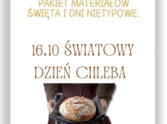 PAKIET MATERIAŁÓW NA PAŹDZIERNIK WEDŁUG KALENDARZA ŚWIĄT I DNI NIETYPOWYCH.