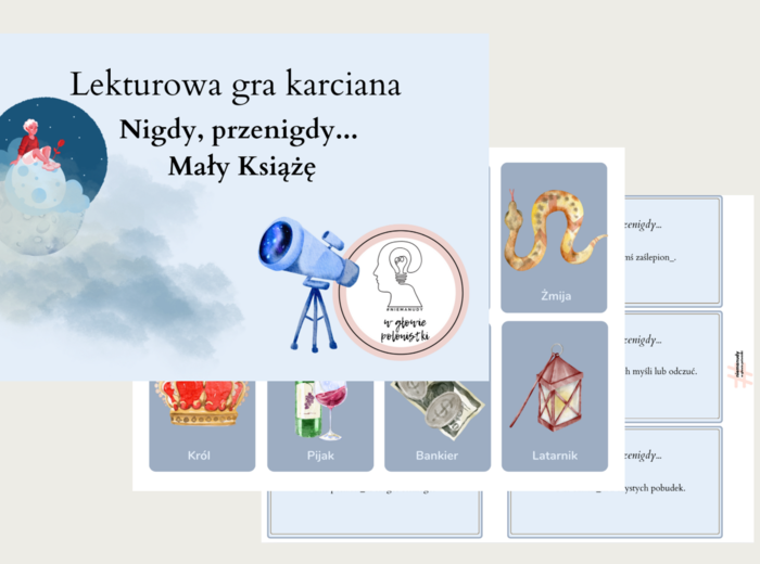Lekturowa gra karciana - Nigdy, przenigdy... Mały Książę