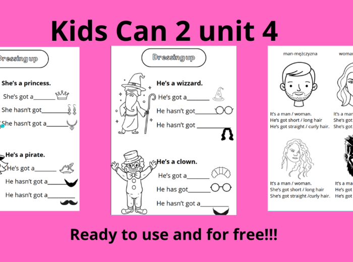 Kids Can 2 unit 4 dressing up