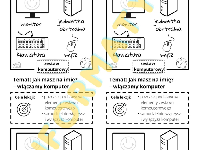 Jak masz na imię? – włączamy komputer