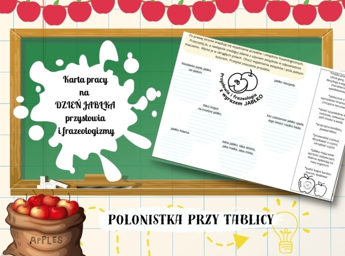 Dzień jabłka - frazeologia, przysłowia