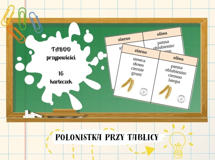 Taboo tabu PRZYPOWIEŚCI BIBLIJNE