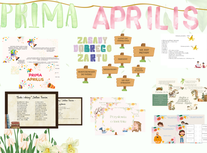🌸🎭 Pakiet Pomocy na Prima Aprilis! 🎭🌸