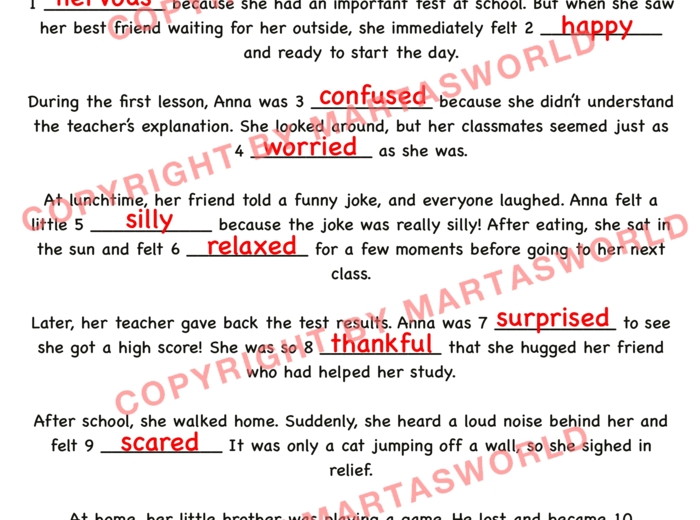 🌟 **"Feelings & Emotions" – edukacyjny materiał wizualny!** 🌟