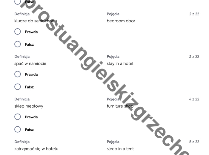 Repetytorium Ósmoklasisty cz. 1 (Macmillan) – Unit 2 – testy