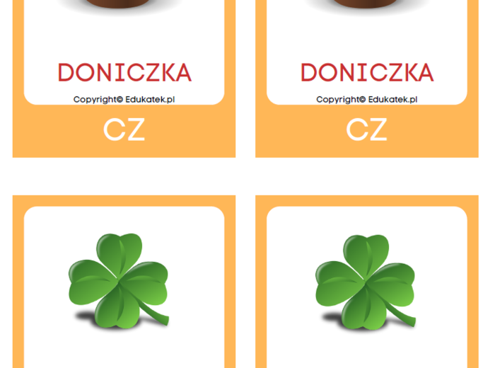 Memory logopedyczne – głoski szumiące