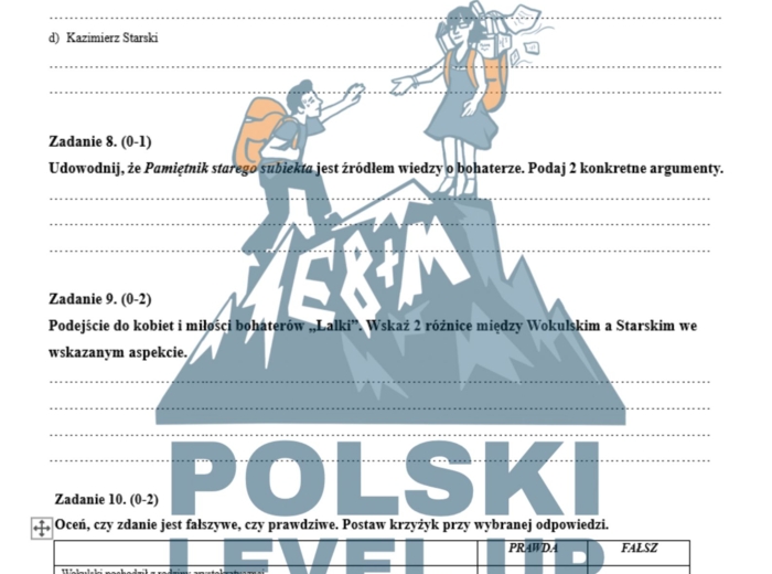 Kartkówka_Lalka_Polski Level Up