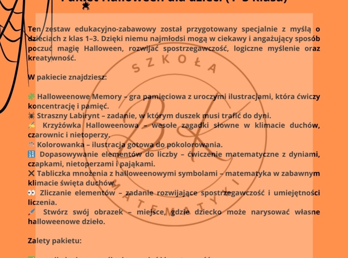 Halloween - aktywne zadania