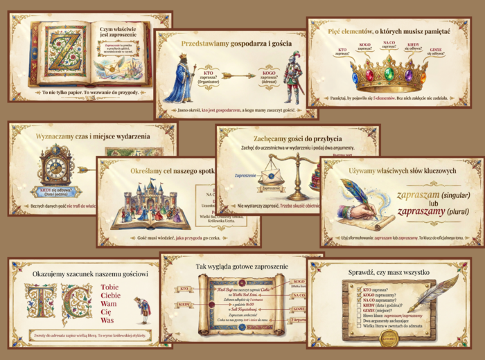 ZAPROSZENIE - prezentacja - 12 slajdów