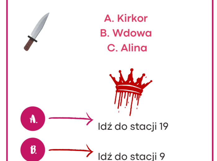 "Balladyna" - stacje zadaniowe (lekcja w ruchu)