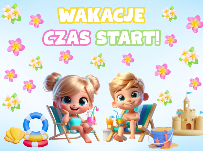 ☀️ WAKACJE CZAS START - DEKORACJA ☀️