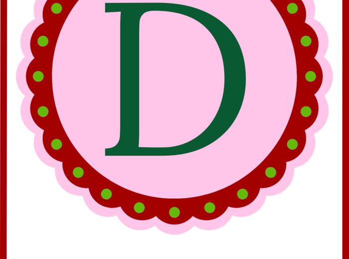 DZIEŃ KROPKI – girlanda – napis – gazetka – szkoła – wersja 1