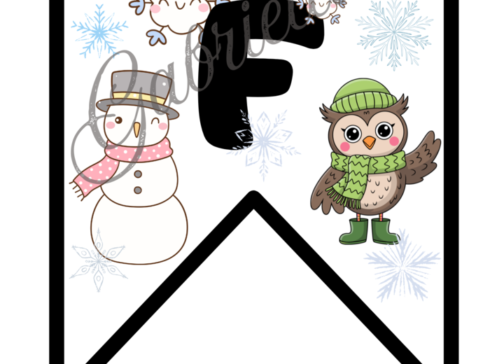 Ferie zimowe girlanda