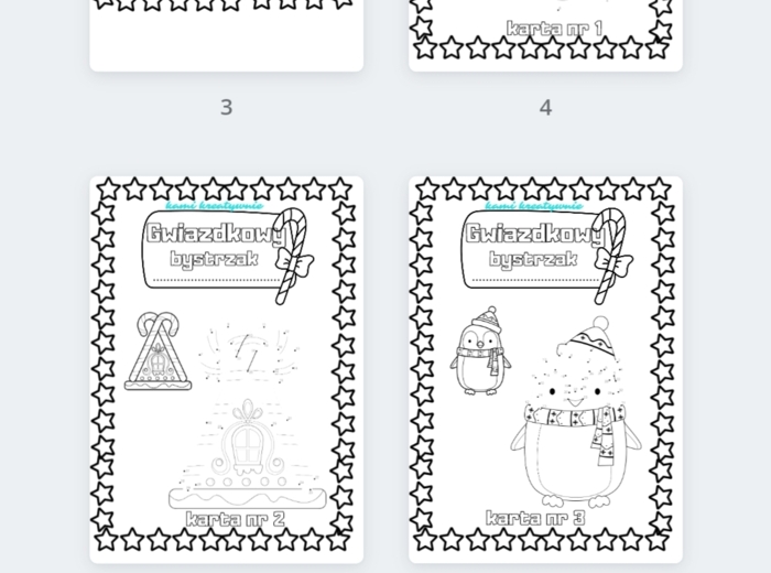 Gwiazdkowy bystrzak - matematyczne karty pracy