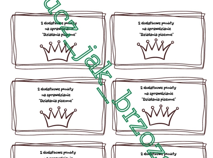 Innowacja na matematyce, grywalizacja, Działania pisemne, klasa 4