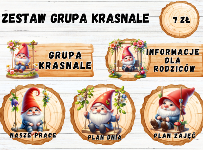 ZESTAW GRUPOWY GRUPA KRASNALE