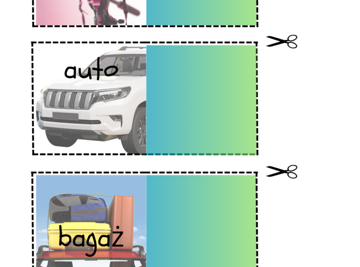 "Memory - podróże" - gra dydaktyczna do nauki języka polskiego lub angielskiego