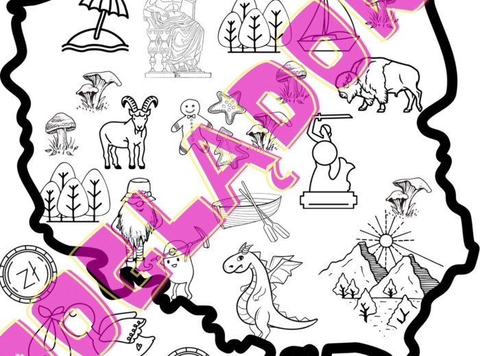 KOLOROWANKA XXL POLSKA + kolorowanka A4 #11 listopada #Święto Niepodległości