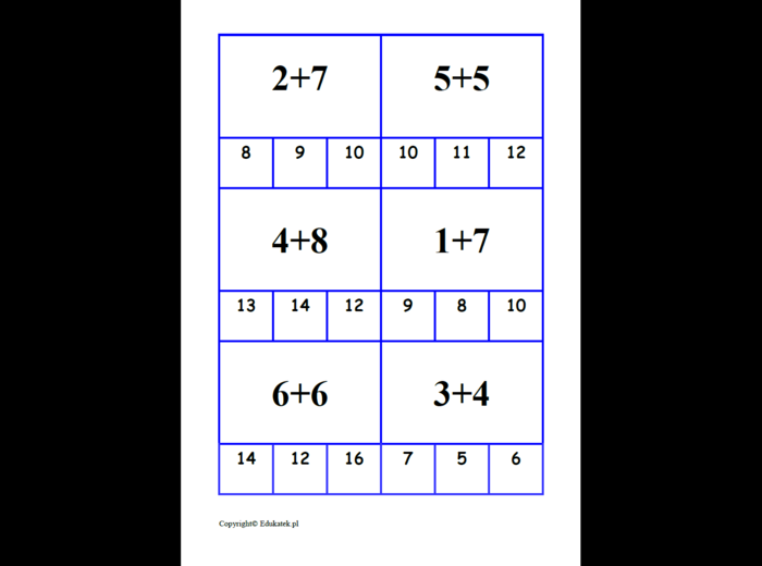 Klamerkowe dodawanie i odejmowanie