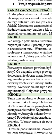 WYPOWIEDŹ ARGUMENTACYJNA W LICEUM PODPOWIEDZI DO PRACY SAMODZIELNEJ Makbet