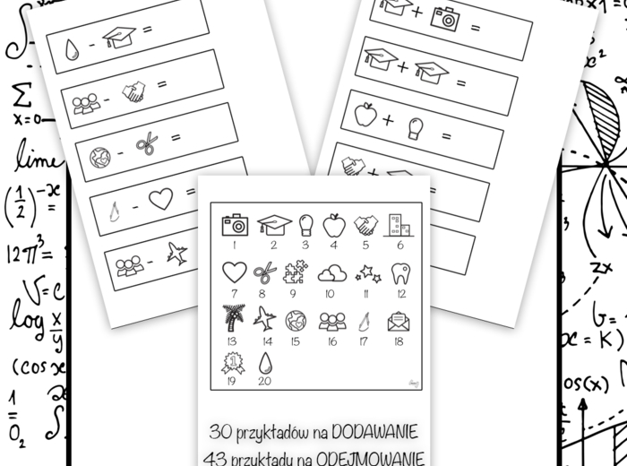 Dodawanie (do 40) i odejmowanie (do 20)