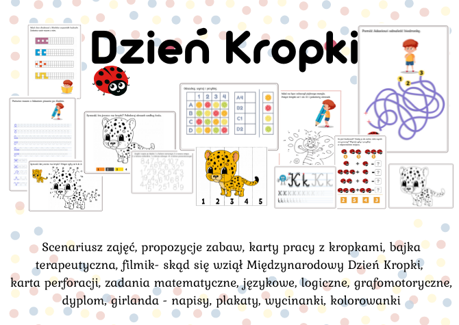 Dzień Kropki - pakiet Wrzesień Jesień 15 września