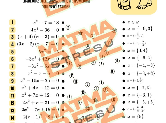 Równania kwadratowe