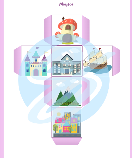 Opowiedz Historię - Trzy Kostki do Rzucania: Rozwijaj Kreatywność Dzieci