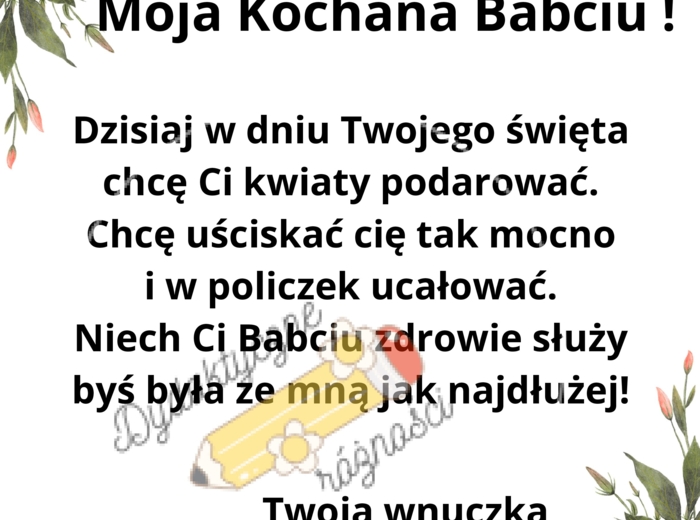 Dzień Babci i Dziadka