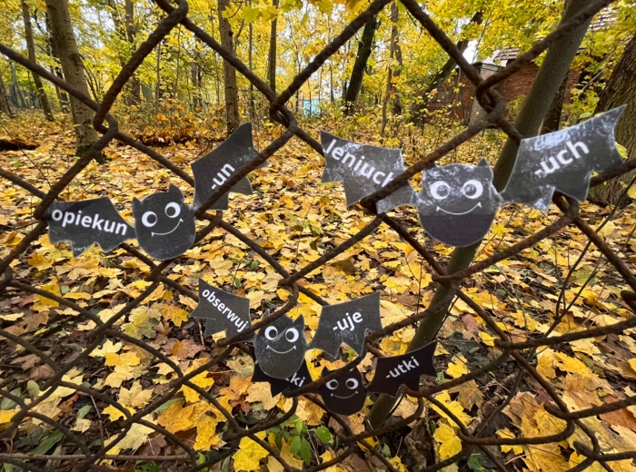 Nietoperze - ortografia - końcówki u - zasady - Halloween