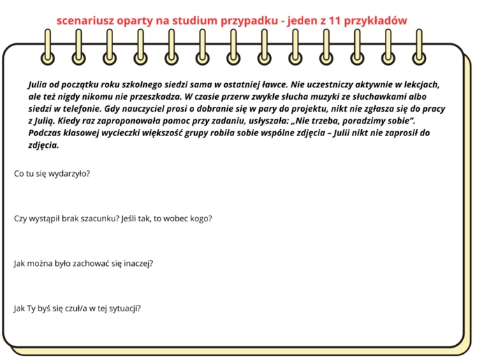 SZACUNEK - zestaw materiałów edukacyjnych (gazetka + scenariusz)
