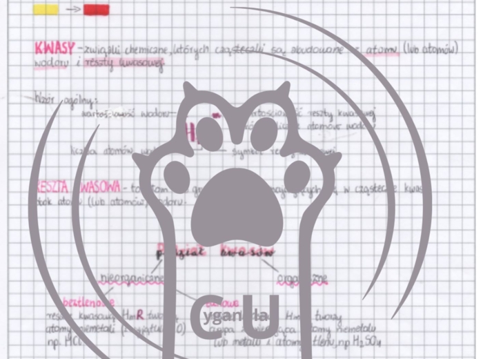 Kwasy tlenowe i beztlenowe - notatka do nauki