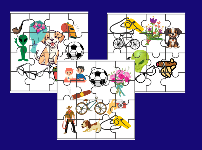 "MIKOŁAJEK" - puzzle - ikonki