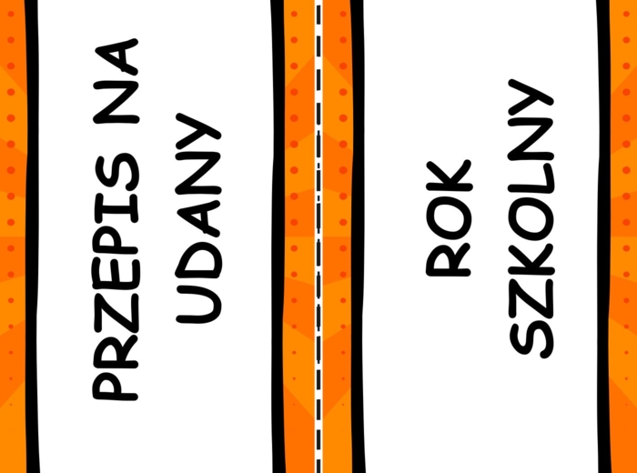Gazetka "Przepis na nowy rok szkolny".