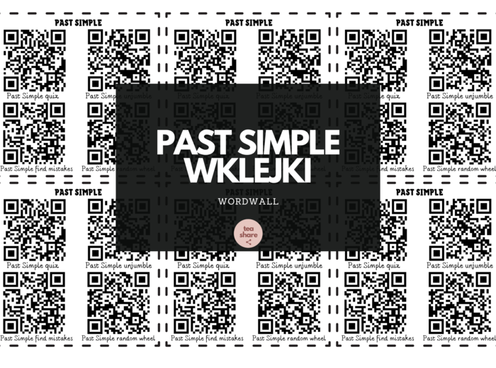 PAST SIMPLE - wklejki wordwall