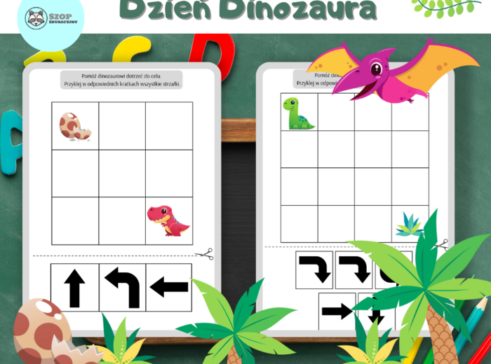 Dzień Dinozaura. Dinozaury. Zestaw zadań. Dyplom