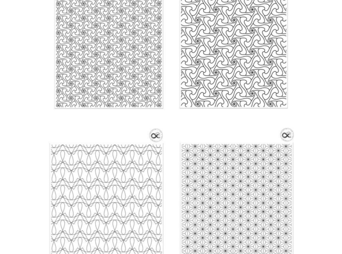 Parkietaże - kolorowanki matematyczne. Tessellation