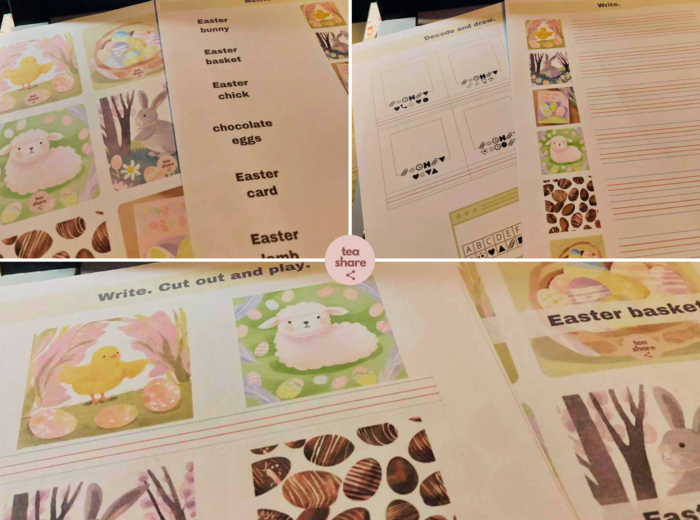 Easter vocabulary for young learners WIELKANOC kody QR gry online 🐏🐏🐏