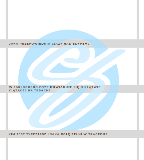 Król Edyp - Sofokles, Pytania i Odpowiedzi