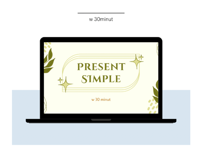 Kolorowa prezentacja PRESENT SIMPLE