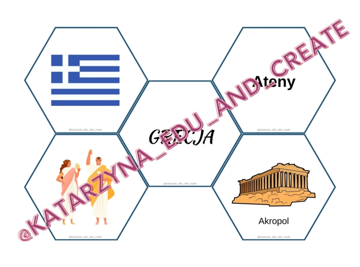 PUZZLE-HEKSY państwa Unii Europejskiej