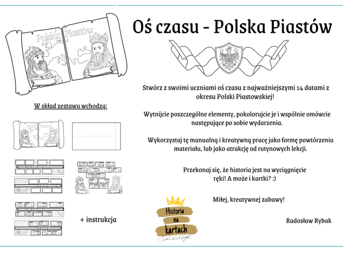 Oś czasu: Polska Piastów - Historia na Kartach
