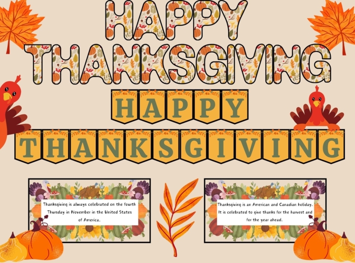 Thanksgiving - gazetka na święto Dziękczynienia